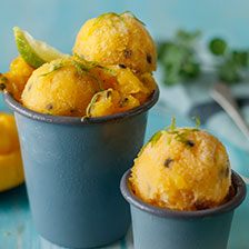 Passion Fruit Mango Sorbet Recipe