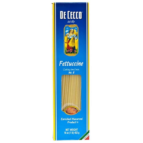 Fettuccine - no. 6 by De Cecco from Italy - buy Pasta and Rice and Grains  online at Gourmet Food World