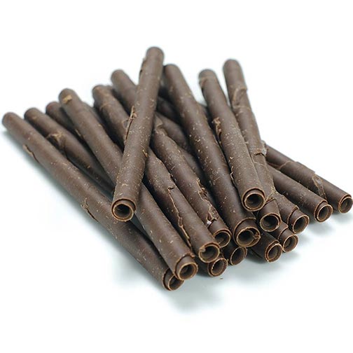 Chocolate Cigarettes Dark 10cm Pastry 1
