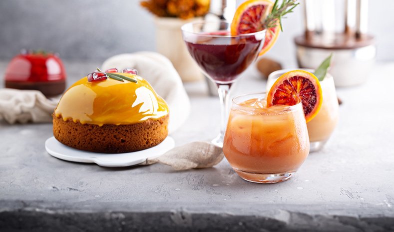  photo of cocktails and desserts