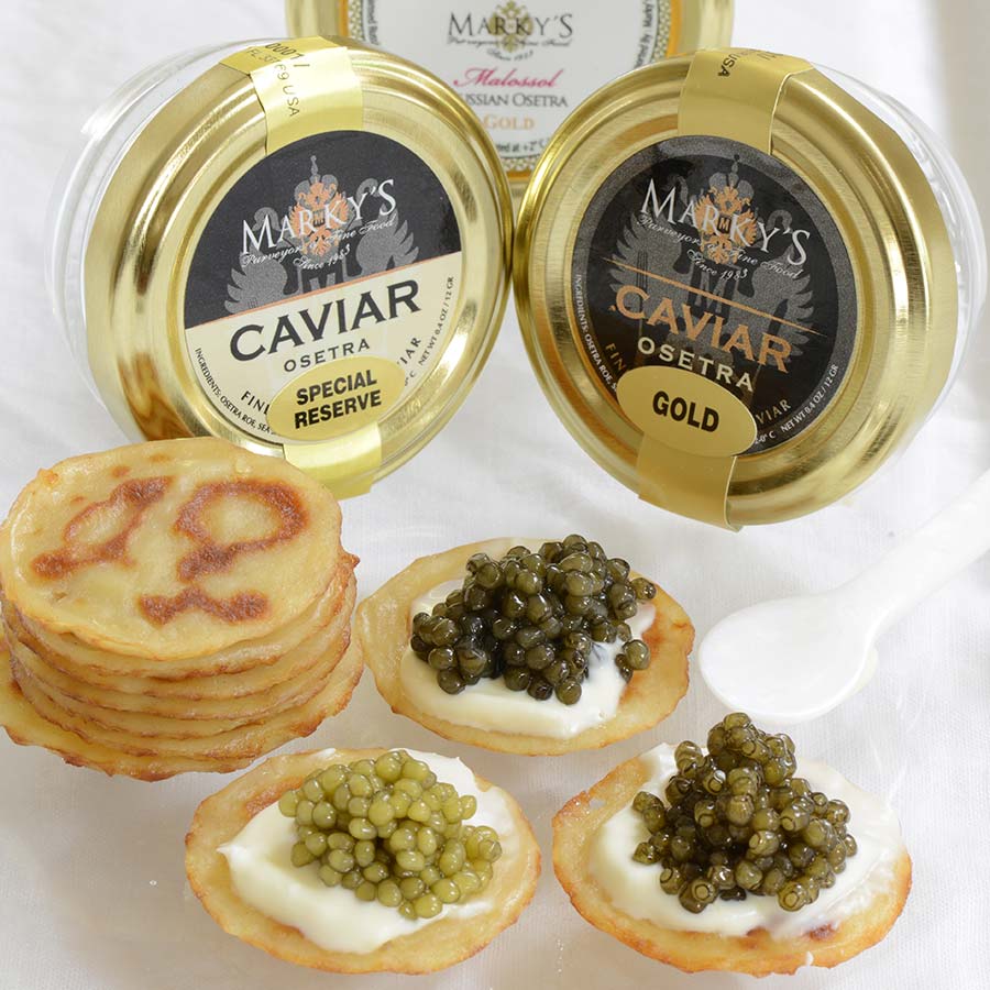 CAVIAR SET GOLD